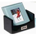 Atrium Glass Photo Coaster Set